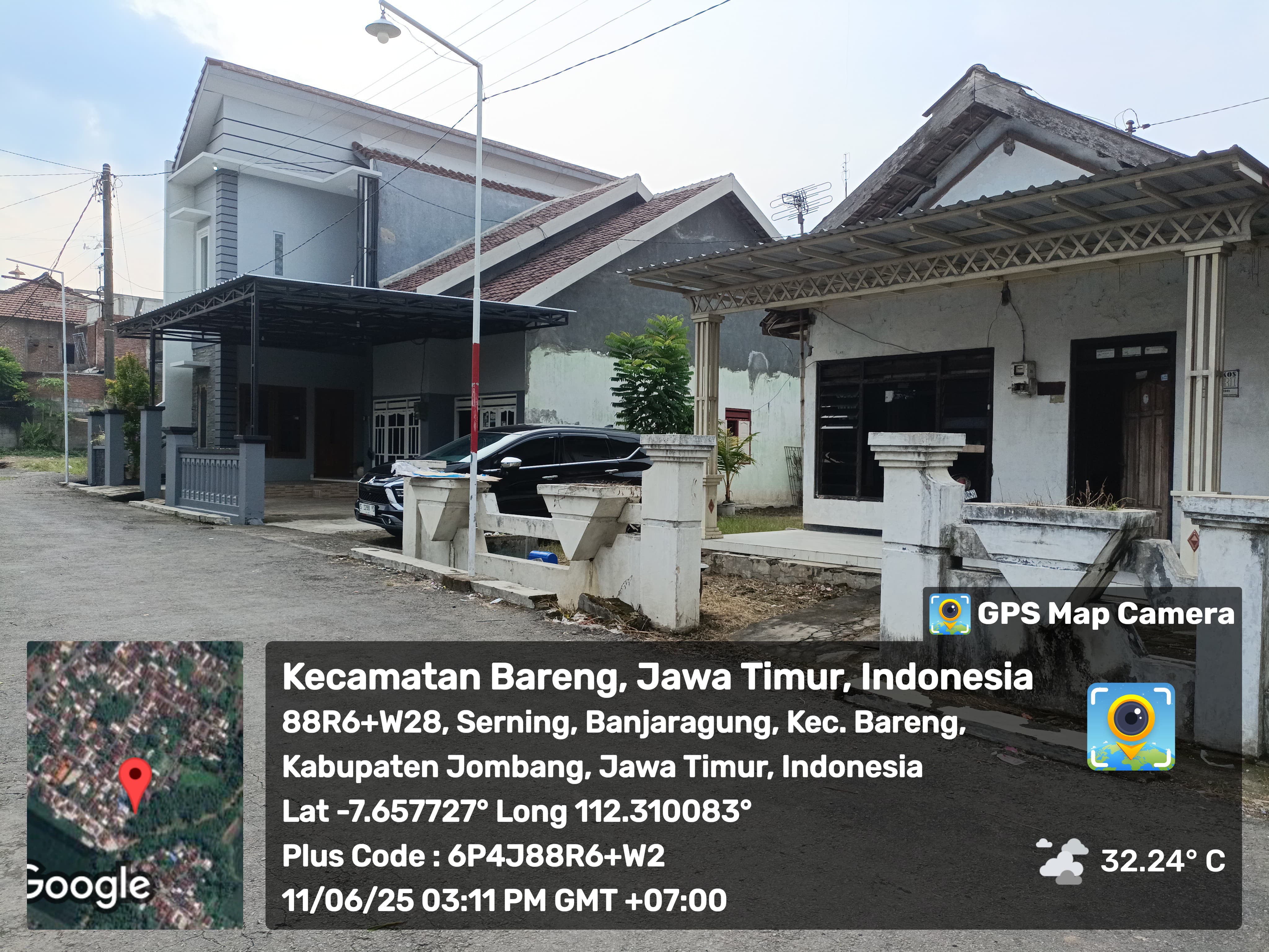 Rumah Siap Huni Beserta Tanah Produktif di Bareng