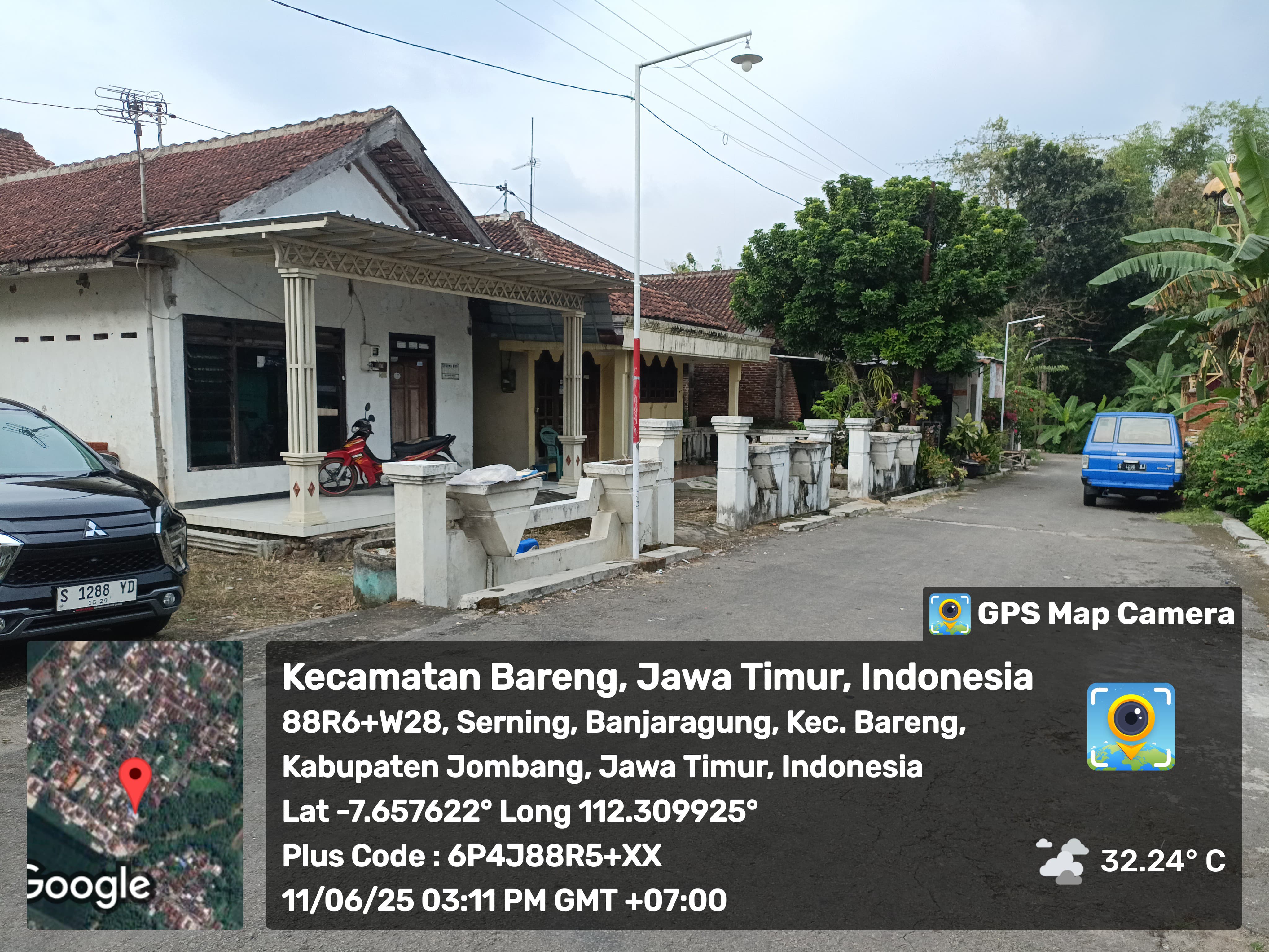 Rumah Siap Huni Beserta Tanah Produktif di Bareng