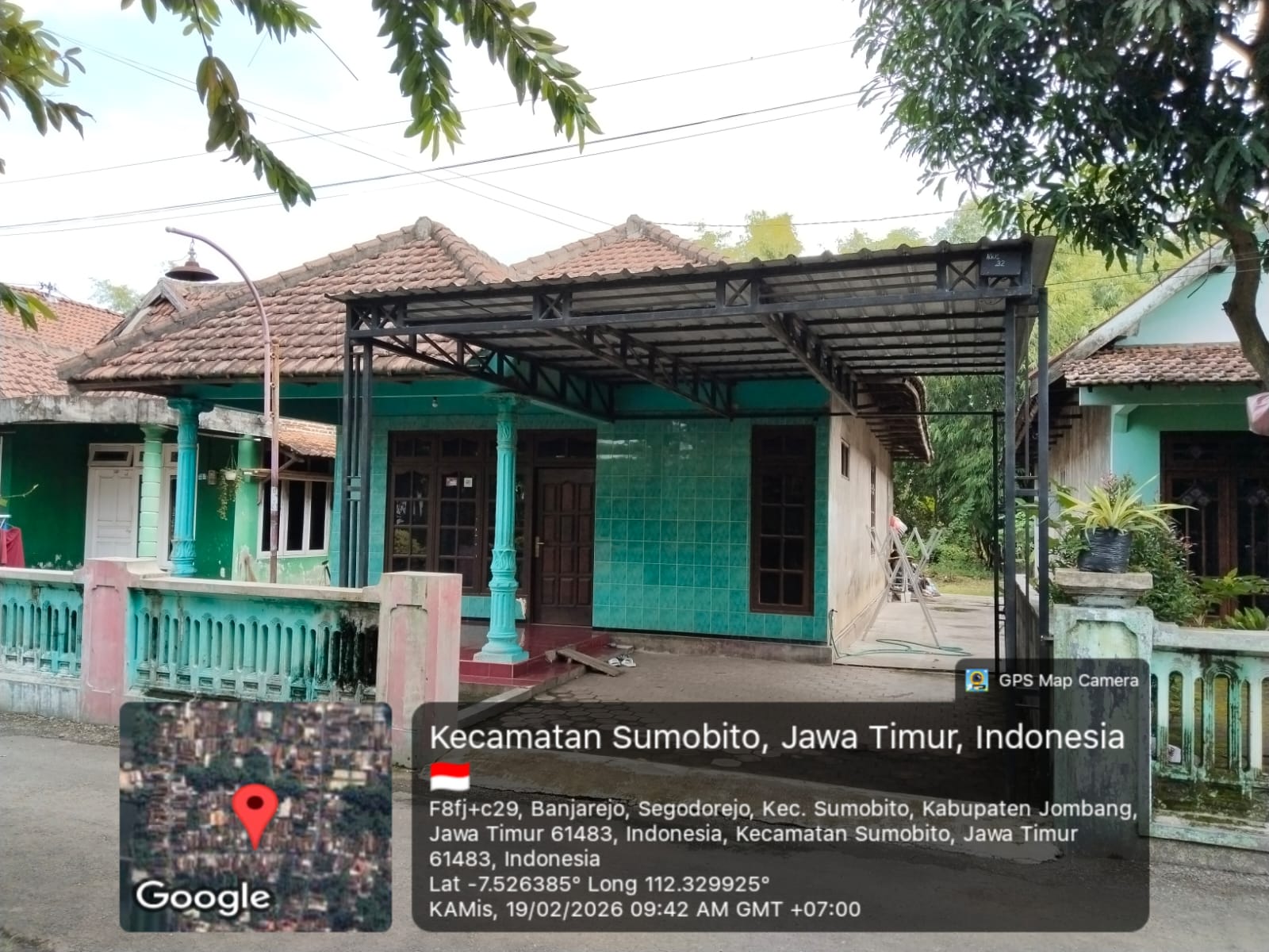 Rumah asri DI segodorejo sumobito