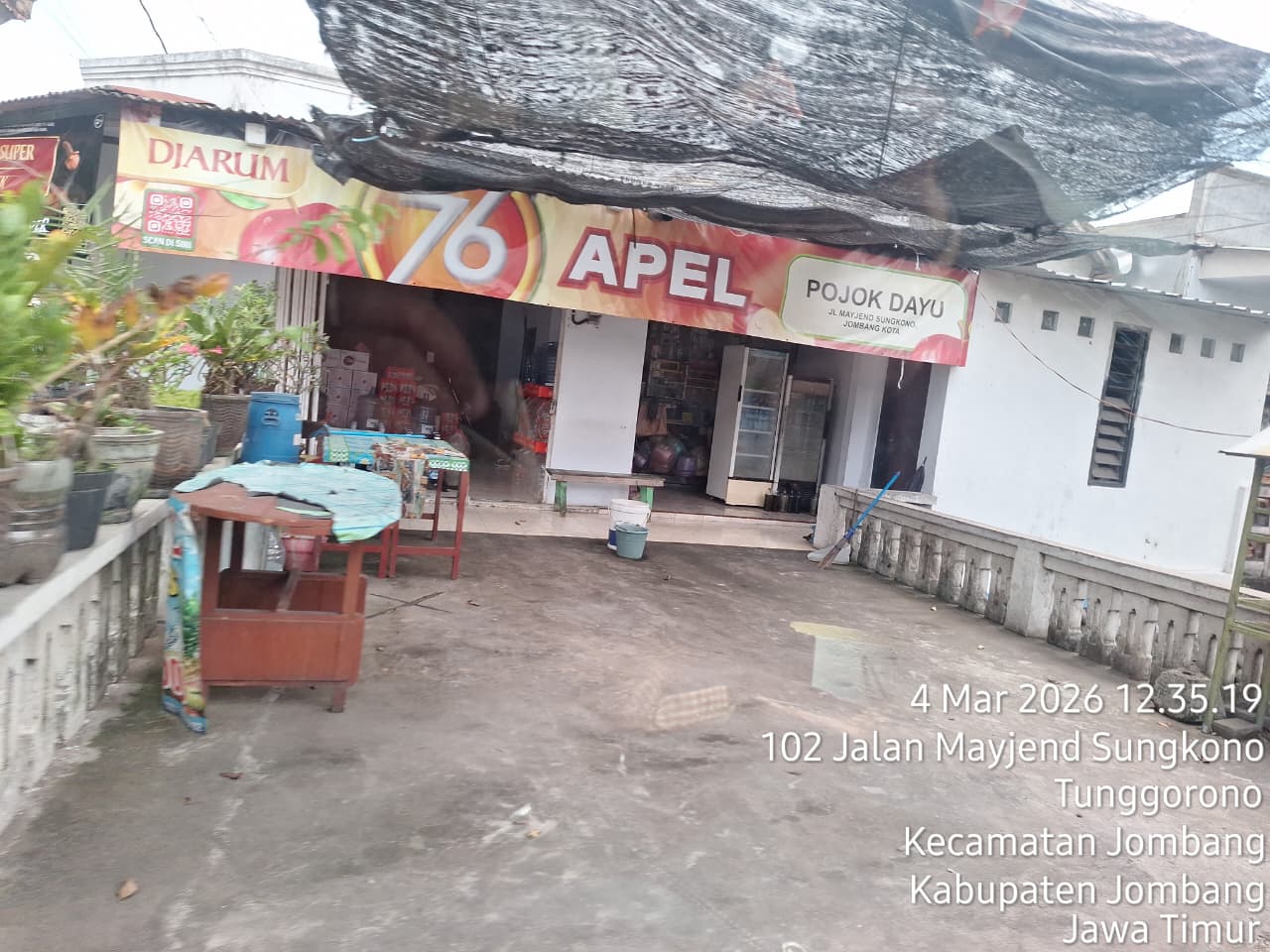 Dilelang Rumah Usaha Toko di Tunggorono